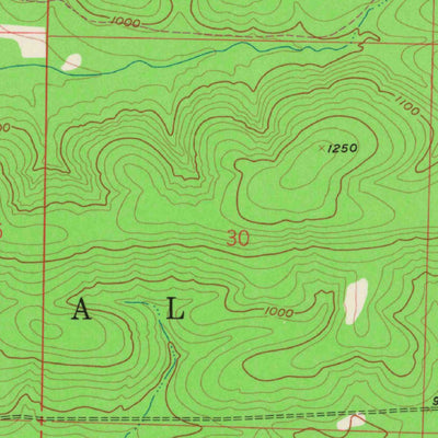 United States Geological Survey Loving, OK-AR (1958, 24000-Scale) digital map