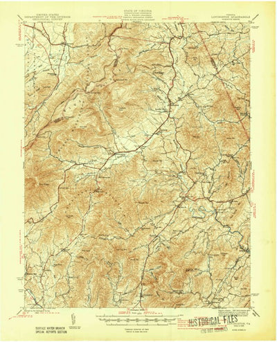 United States Geological Survey Lovingston, VA (1946, 62500-Scale) digital map