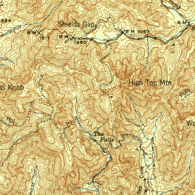 United States Geological Survey Lovingston, VA (1946, 62500-Scale) digital map