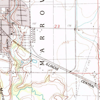 United States Geological Survey Lovington, IL (1983, 24000-Scale) digital map