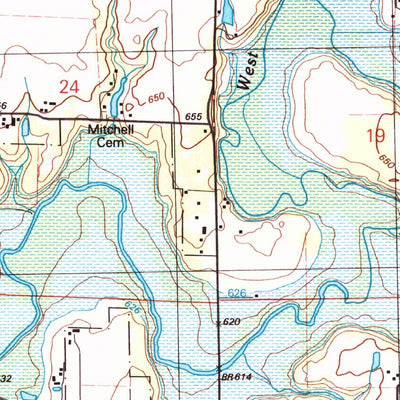 United States Geological Survey Lovington, IL (1999, 24000-Scale) digital map