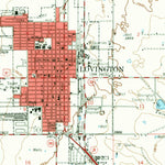 United States Geological Survey Lovington, NM (1962, 62500-Scale) digital map