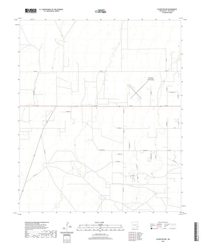 United States Geological Survey Lovington NW, NM (2020, 24000-Scale) digital map