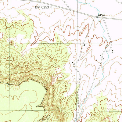 United States Geological Survey Low Mountain, AZ (1990, 24000-Scale) digital map