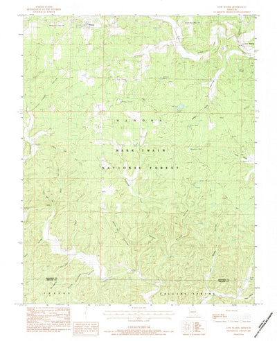United States Geological Survey Low Wassie, MO (1983, 24000-Scale) digital map