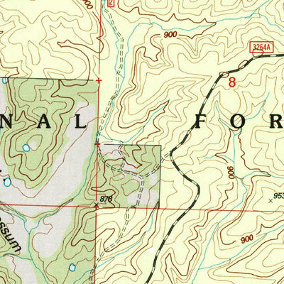United States Geological Survey Low Wassie, MO (1997, 24000-Scale) digital map
