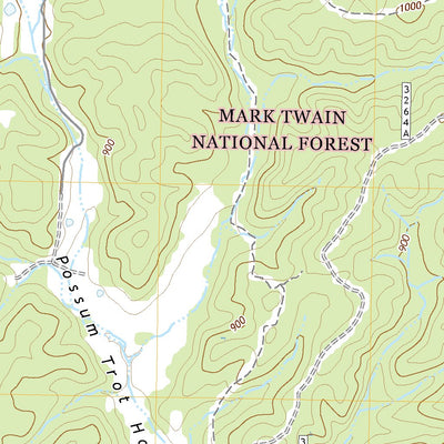 United States Geological Survey Low Wassie, MO (2021, 24000-Scale) digital map