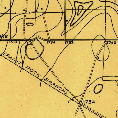 United States Geological Survey Lowake, TX (1921, 31680-Scale) digital map