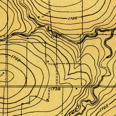 United States Geological Survey Lowake, TX (1921, 31680-Scale) digital map
