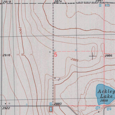 United States Geological Survey Lowe, KS (1976, 24000-Scale) digital map