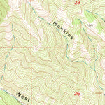 United States Geological Survey Lowe Peak, UT (1968, 24000-Scale) digital map
