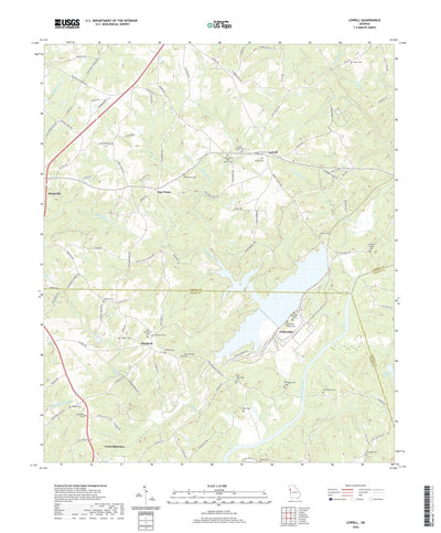United States Geological Survey Lowell, GA (2020, 24000-Scale) digital map