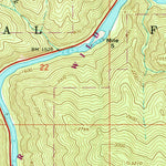 United States Geological Survey Lowell, ID (1966, 24000-Scale) digital map