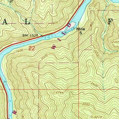 United States Geological Survey Lowell, ID (1966, 24000-Scale) digital map
