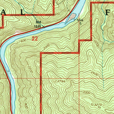 United States Geological Survey Lowell, ID (1994, 24000-Scale) digital map