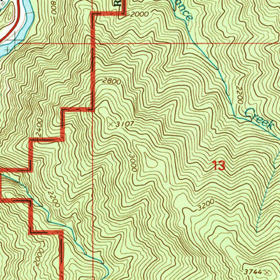 United States Geological Survey Lowell, ID (1994, 24000-Scale) digital map