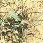 United States Geological Survey Lowell, MA-NH (1893, 62500-Scale) digital map
