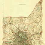 United States Geological Survey Lowell, MA-NH (1941, 31680-Scale) digital map