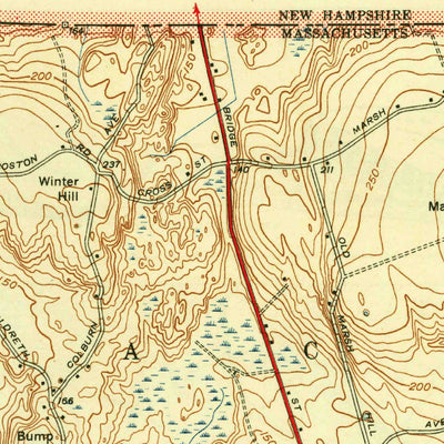 United States Geological Survey Lowell, MA-NH (1941, 31680-Scale) digital map