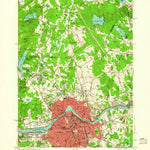 United States Geological Survey Lowell, MA-NH (1950, 24000-Scale) digital map
