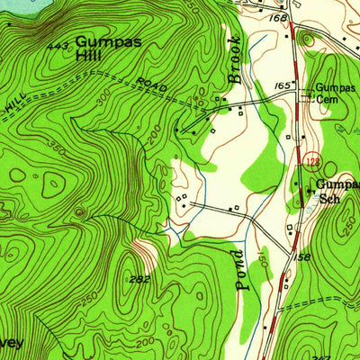 United States Geological Survey Lowell, MA-NH (1950, 24000-Scale) digital map