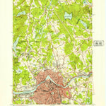 United States Geological Survey Lowell, MA-NH (1950, 31680-Scale) digital map