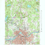 United States Geological Survey Lowell, MA-NH (1969, 24000-Scale) digital map
