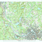 United States Geological Survey Lowell, MA-NH (1987, 25000-Scale) digital map
