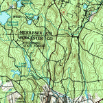 United States Geological Survey Lowell, MA-NH (1988, 100000-Scale) digital map