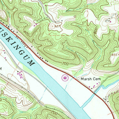 United States Geological Survey Lowell, OH (1961, 24000-Scale) digital map