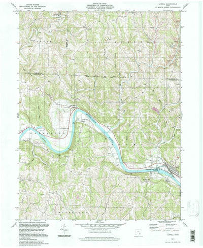 United States Geological Survey Lowell, OH (1994, 24000-Scale) digital map