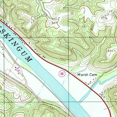 United States Geological Survey Lowell, OH (1994, 24000-Scale) digital map