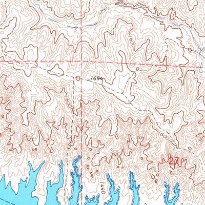 United States Geological Survey Lower Brule NE, SD (1966, 24000-Scale) digital map
