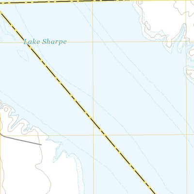 United States Geological Survey Lower Brule NE, SD (2021, 24000-Scale) digital map