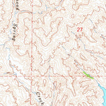 United States Geological Survey Lower Brule NW, SD (1966, 24000-Scale) digital map