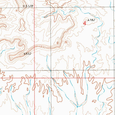 United States Geological Survey Lower Coyote Spring, UT (1981, 24000-Scale) digital map