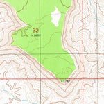United States Geological Survey Lower Coyote Spring, UT (1981, 24000-Scale) digital map