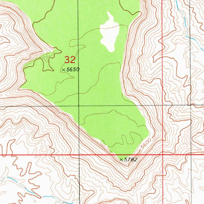 United States Geological Survey Lower Coyote Spring, UT (1981, 24000-Scale) digital map
