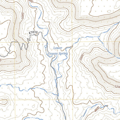 United States Geological Survey Lower Coyote Spring, UT (2023, 24000-Scale) digital map