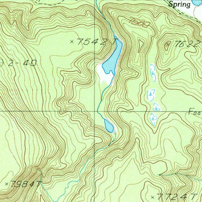 United States Geological Survey Lower Geyser Basin, WY (1986, 24000-Scale) digital map