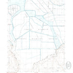 United States Geological Survey Lower Klamath Lake, CA-OR (1985, 24000-Scale) digital map