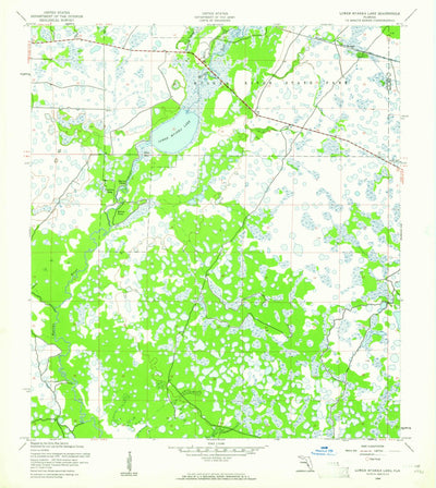 United States Geological Survey Lower Myakka Lake, FL (1944, 24000-Scale) digital map