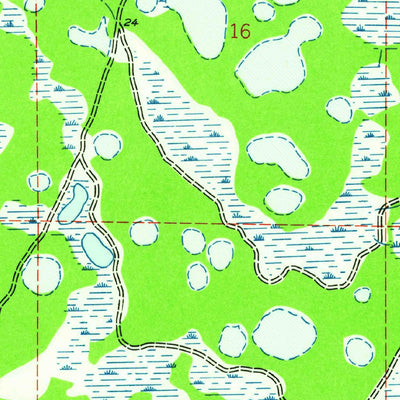 United States Geological Survey Lower Myakka Lake, FL (1944, 24000-Scale) digital map