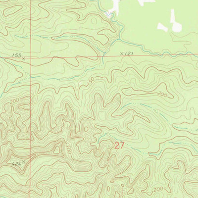 United States Geological Survey Lower Peach Tree, AL (1973, 24000-Scale) digital map