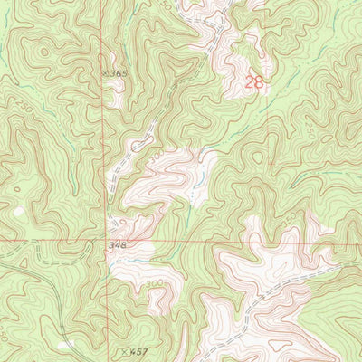 United States Geological Survey Lower Peach Tree, AL (1973, 24000-Scale) digital map