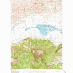 United States Geological Survey Lower Red Rock Lake, MT-ID (1950, 62500-Scale) digital map