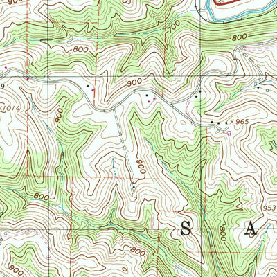 United States Geological Survey Lower Salem, OH (1994, 24000-Scale) digital map