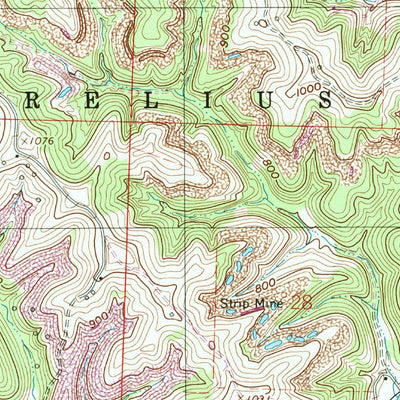 United States Geological Survey Lower Salem, OH (1994, 24000-Scale) digital map