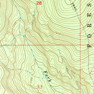 United States Geological Survey Lower Seymour Lake, MT (1962, 24000-Scale) digital map