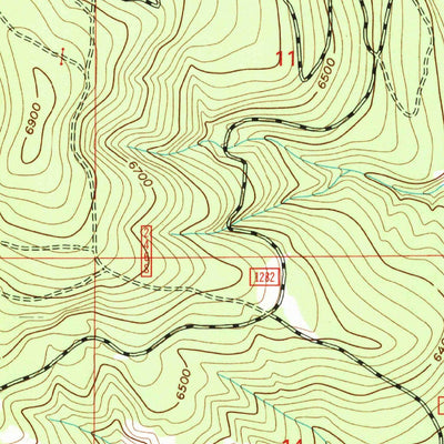 United States Geological Survey Lower Seymour Lake, MT (1997, 24000-Scale) digital map